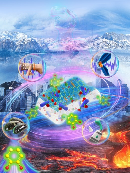 安徽理工大学供图导电性水凝胶在电子皮肤和柔性可穿戴传感器领域有着